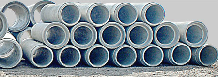 concrete pipes